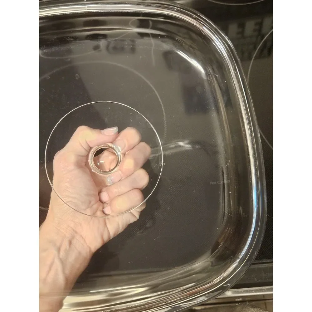 Vintage Pyrex Dome Glass Lid A-12-C for Corning Ware 10